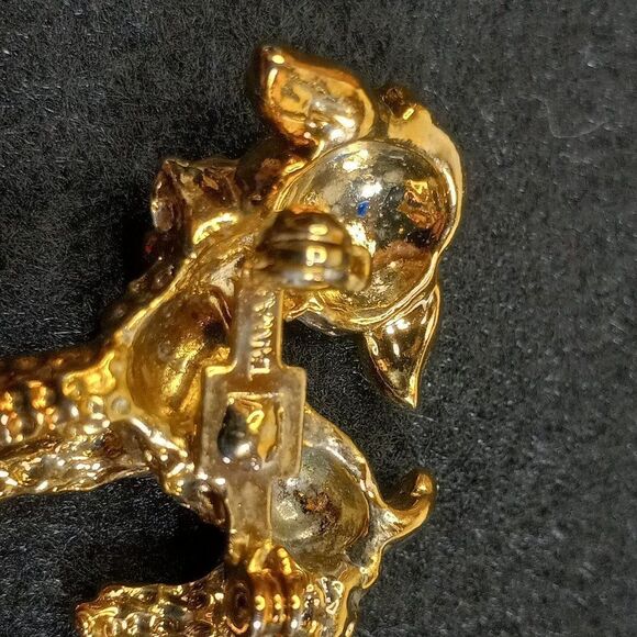 Gold tone Little Lamb Brooch Country core - Picture 3 of 7